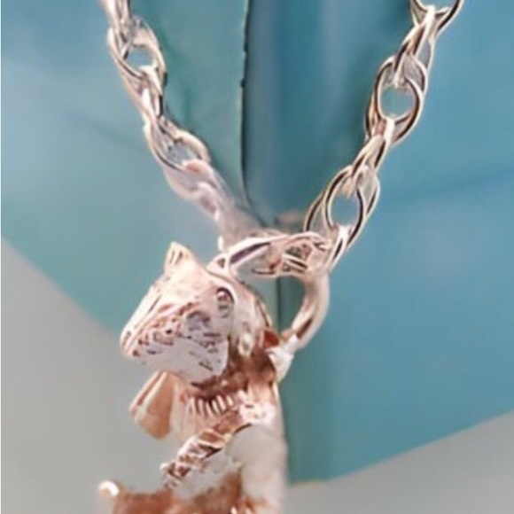 Tiffany Movable Arms Bear Pendant Necklace - Picture 3 of 6